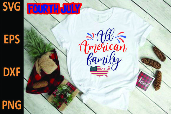 All American Family Graphics for T-Shirt Designs