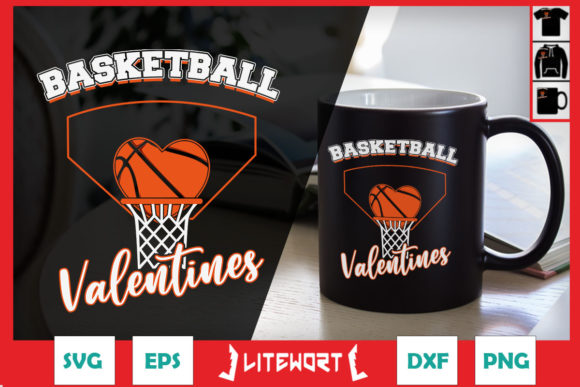 Basketball is My Valentine Graphics and Crafts