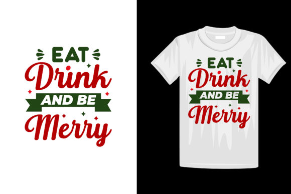 Christmas Creative Typography Design: Graphics and Print Templates
