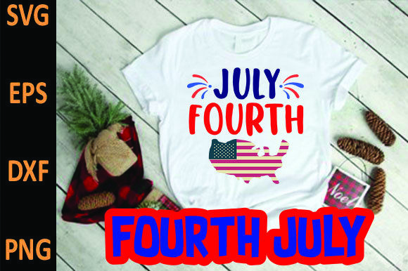 July Fourth Graphics for T-Shirt Designs