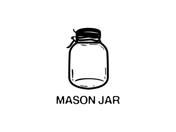 Mason Jar Logo: Graphics and Logos for Creative Projects