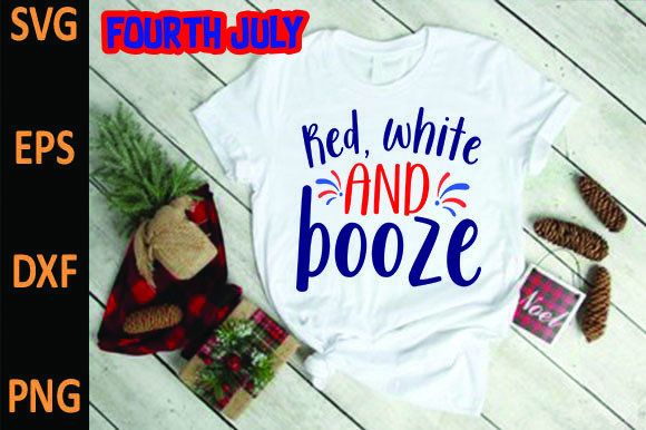 Red, White and Booze Graphics for T-Shirt Designs